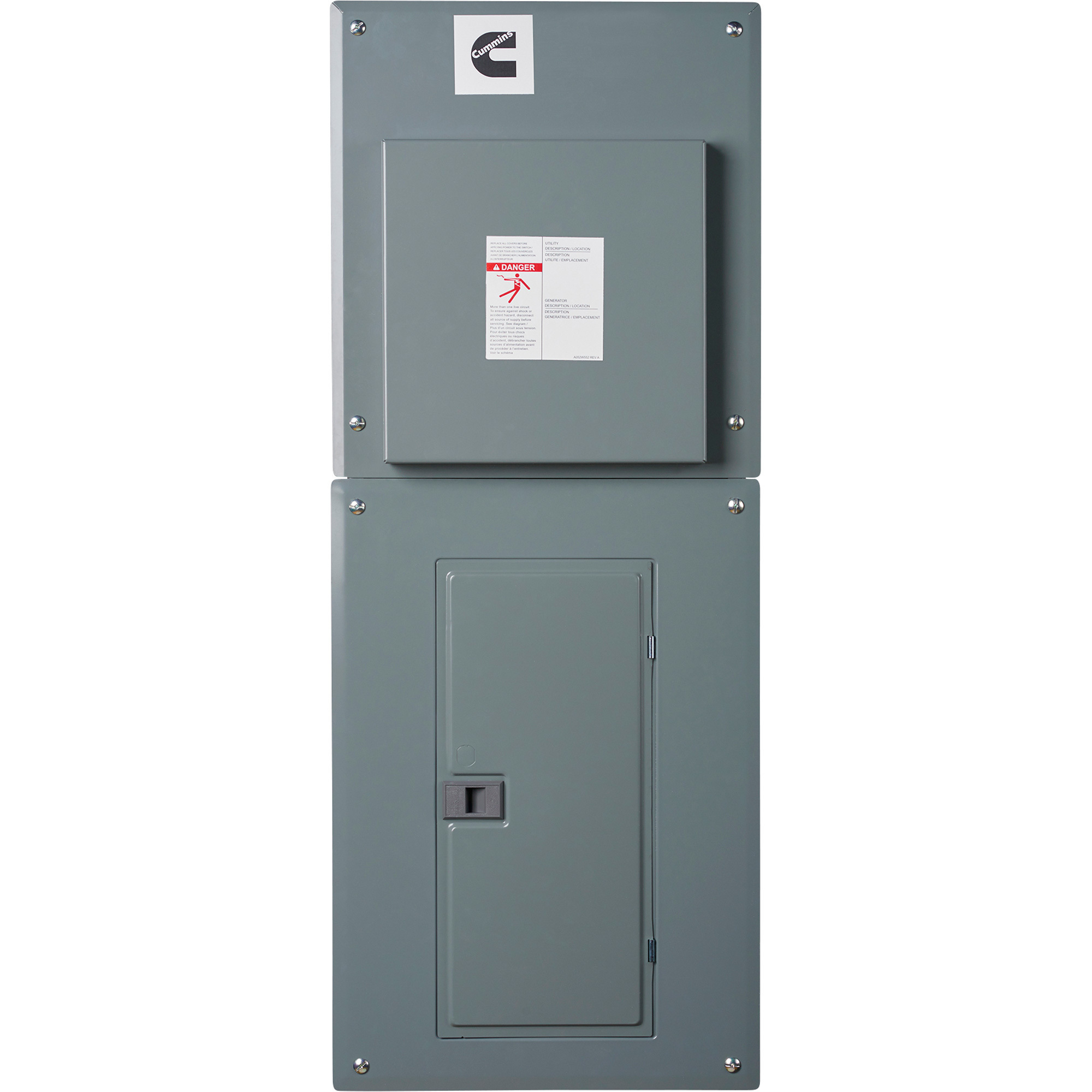 Cummins Automatic Generator Transfer Switch with Load Center, 100 Amps, Model# A051C991